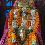 Sacred pratima of Dev Adi Bhram Temple during temple construction in Tihri Kullu Himachal Pradesh