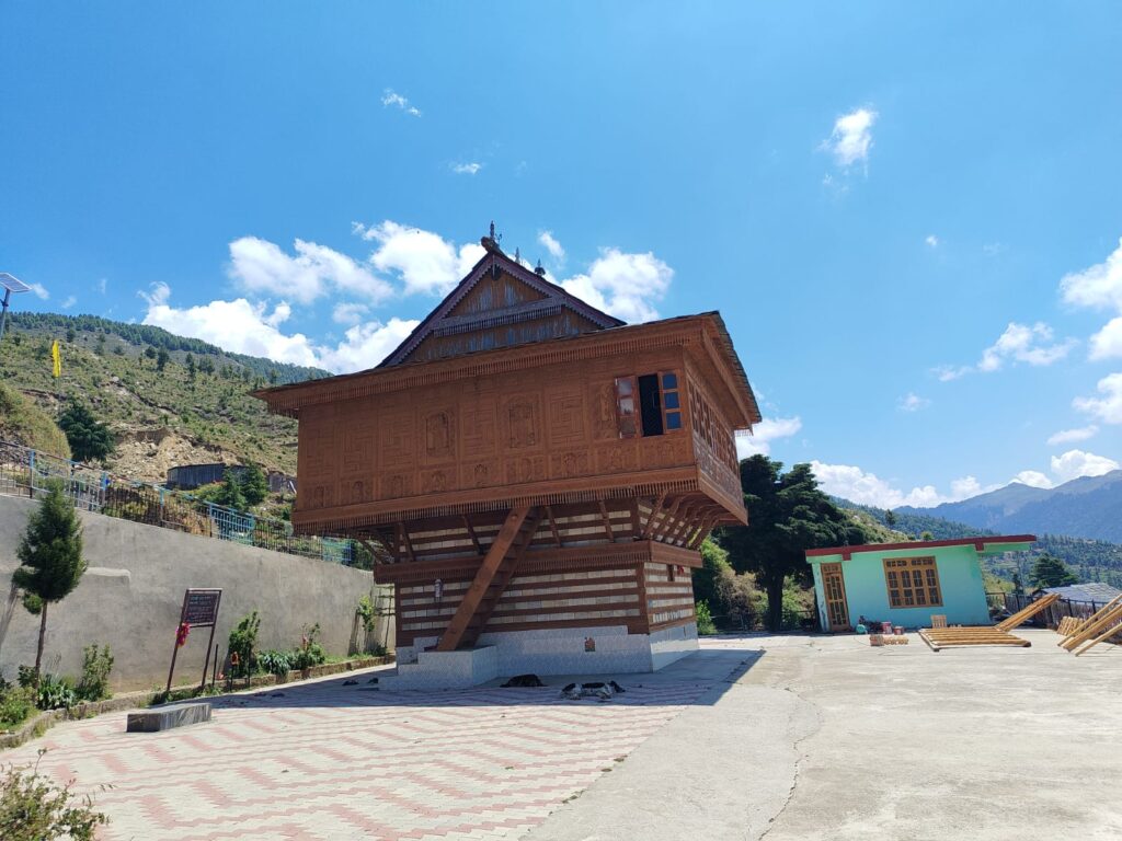Dev Aadi Brahma old Temple with Stunning Kullu Valley View