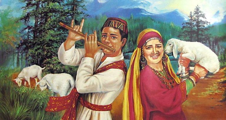 Traditional people of Kullu Kingdom in Himachal Pradesh